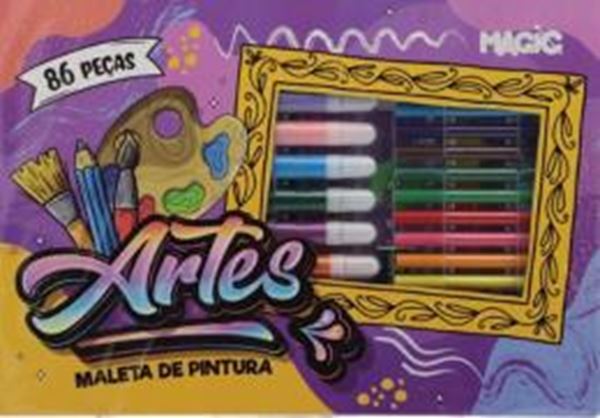 Picture of MALETA DE PINTURA 86 PECAS ARTS