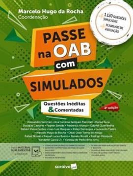 Imagem de PASSE NA OAB COM SIMULADOS - QUESTOES INEDITAS E COMENTADAS - 4ª ED