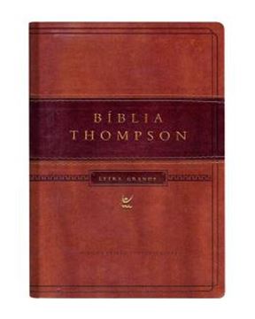 Imagem de BIBLIA THOMPSON - LETRA GRANDE - COM INDICE - CAPA LUXO MARROM CLARO E ESCURO