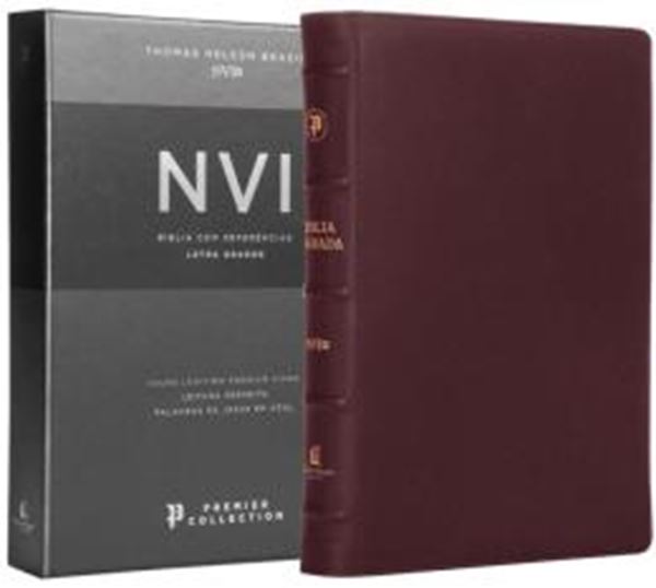 Picture of BIBLIA SAGRADA NVI PREMIER COLLECTION, CAPA VINHO