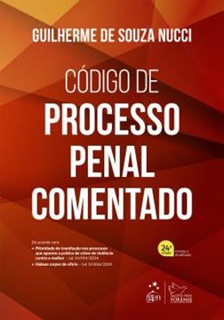 Imagem de CODIGO DE PROCESSO PENAL COMENTADO - 24ª ED