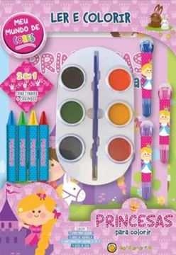 Imagem de MEU MUNDO DE CORES - PRINCESAS PARA COLORIR