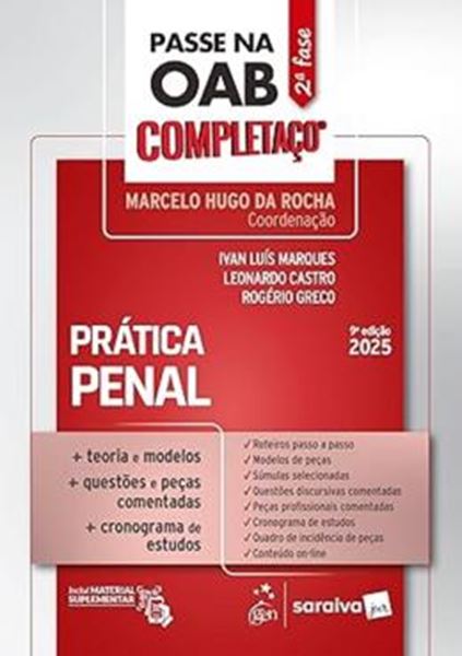 Picture of PASSE NA OAB 2ª FASE - COMPLETACO - PRATICA PENAL - 9ª ED 2025