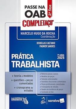Imagem de PASSE NA OAB 2ª FASE - COMPLETACO - PRATICA TRABALHISTA - 9ª ED 2025