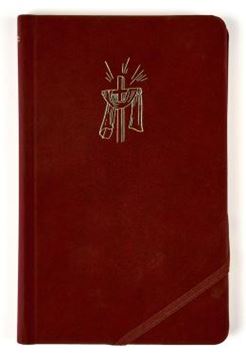 Imagem de BIBLIA SAGRADA SLIM NVI, LUXO, TECIDO CEREJA SOBRE CAPA DURA, COM ELASTICO TRANSVERSAL