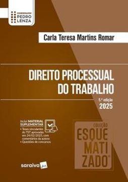 Imagem de COLECAO ESQUEMATIZADO - DIREITO PROCESSUAL DO TRABALHO - 5ª ED