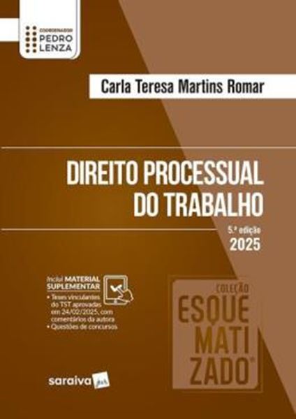 Picture of COLECAO ESQUEMATIZADO - DIREITO PROCESSUAL DO TRABALHO - 5ª ED