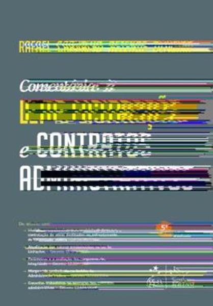 Picture of COMENTARIOS A NOVA LEI DE LICITACOES E CONTRATOS ADMINISTRATIVOS - 5ª ED