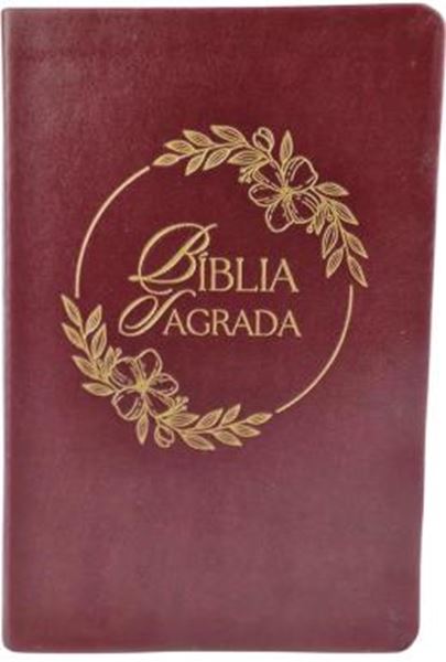 Picture of BIBLIA SAGRADA NVI CAPA LUXO - FLORES DOURADAS