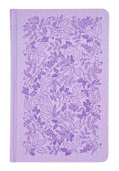 Picture of BIBLIA SAGRADA SLIM ACF, LUXO, COURO-SOFT SOBRE CAPA DURA, LAVANDA, JARDIM