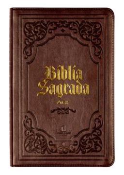 Imagem de BIBLIA SAGRADA SLIM ACF, LUXO, COURO-SOFT, MARROM