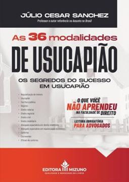Imagem de AS 36 MODALIDADES DE USUCAPIAO