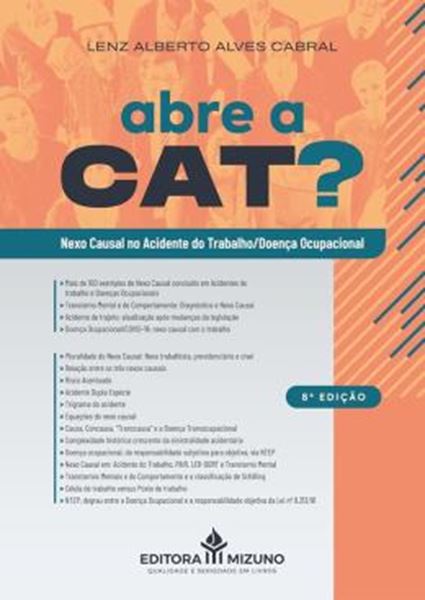 Picture of ABRE A CAT? NEXO CAUSAL NO ACIDENTE DO TRABALHODOENCA OCUPACIONAL - 8ª ED