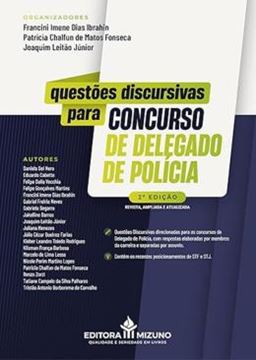 Imagem de QUESTOES DISCURSIVAS PARA CONCURSO DE DELEGADO DE POLICIA - 2ª ED