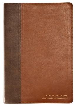 Imagem de BIBLIA NVI COM ESPACO PARA ANOTACOES, LETRA GRANDE, COURO SOFT, LEITURA PERFEITA, MARROM COM CANTONEIRAS