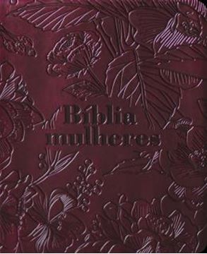 Imagem de BIBLIA MULHERES NVT - UMA COLUNA - VINHO FLORAL - POR VIVIANE MARTINELLO