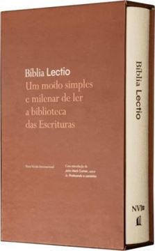 Imagem de BIBLIA LECTIO - NOVA VERSAO INTERNACIONAL (NVI23) - TECIDO SOBRE CAPA DURA
