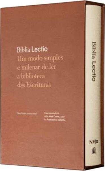Picture of BIBLIA LECTIO - NOVA VERSAO INTERNACIONAL (NVI23) - TECIDO SOBRE CAPA DURA