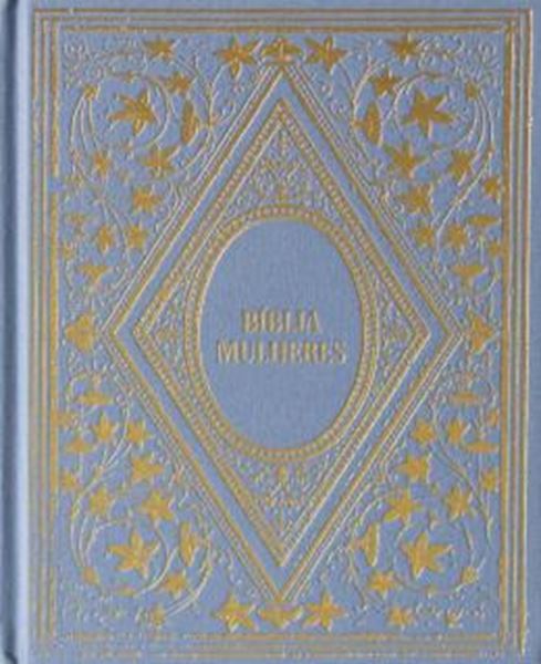 Picture of BIBLIA MULHERES NAA - 1 COLUNA CAPA DURA VINTAGE AZUL - POR VIVIANE MARTINELLO