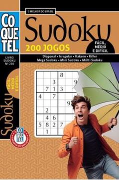 Imagem de LIVRO COQUETEL SUDOKU - 200 JOGOS - LIVRO 230