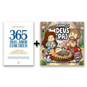 Imagem de COMBO 365 DIAS - KIT LIVRO DEVOCIONAL + LIVRO DE COLORIR FOFO
