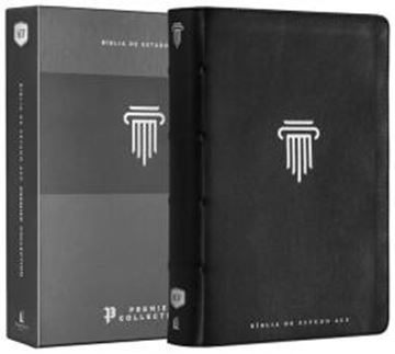 Imagem de BIBLIA DE ESTUDO ACF, COURO LEGITIMO PRETO, LEITURA PERFEITA, PREMIER COLLECTION | COM COMENTARIOS DA KING JAMES STUDY BIBLE