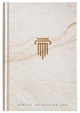 Imagem de BIBLIA DE ESTUDO ACF, CAPA DURA, LEITURA PERFEITA