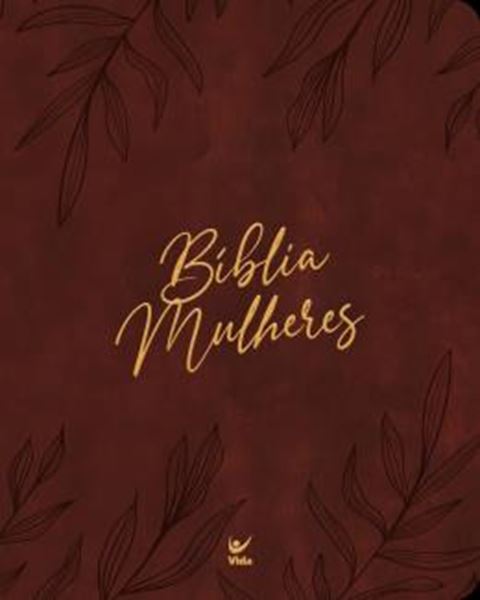 Picture of BIBLIA MULHERES NVT - DUAS COLUNAS - FOLHAS VINHO - POR VIVIANE MARTINELLO