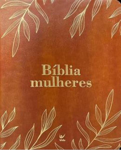 Picture of BIBLIA MULHERES NAA - DUAS COLUNAS - FOLHAS CARAMELO