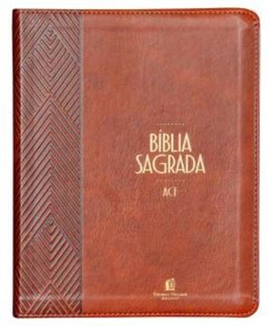 Imagem de BIBLIA ACF COM ESPACO PARA ANOTACOES, COURO-SOFT MARROM, LEITURA PERFEITA