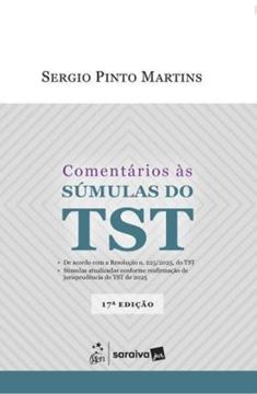 Imagem de COMENTARIOS AS SUMULAS DO TST - 17ª EDICAO 2026