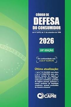 Imagem de CODIGO DE DEFESA DO CONSUMIDOR - 39ª ED