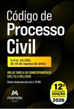 Imagem de CODIGO DE PROCESSO CIVIL - 12ª ED.