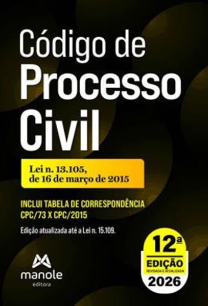 Picture of CODIGO DE PROCESSO CIVIL - 12ª ED.