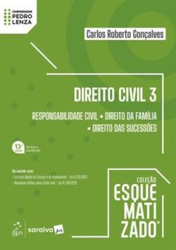 Imagem de COLECAO ESQUEMATIZADO - DIREITO CIVIL - VOL. 03 - 13ª ED