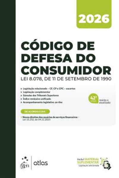 Picture of CODIGO DE DEFESA DO CONSUMIDOR - 42ª ED 2026