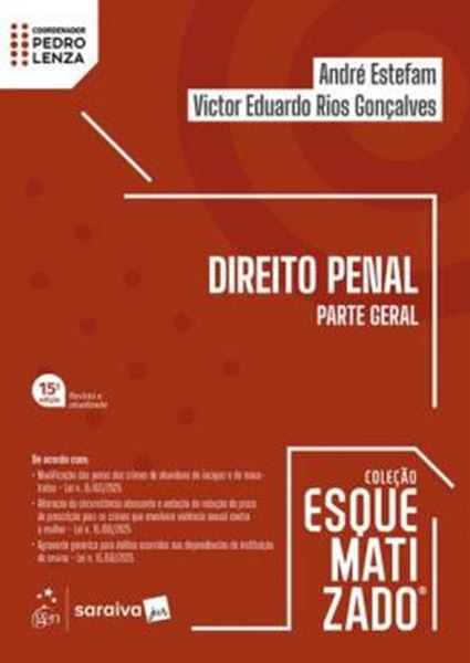 Picture of COLECAO ESQUEMATIZADO - DIREITO PENAL - PARTE GERAL  - 15ª ED 2026