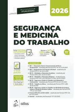 Imagem de SEGURANCA E MEDICINA DO TRABALHO - 93ª EDICAO 2026