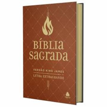 Imagem de BIBLIA SAGRADA KING JAMES - LETRA EXTRA GRANDE - MARROM