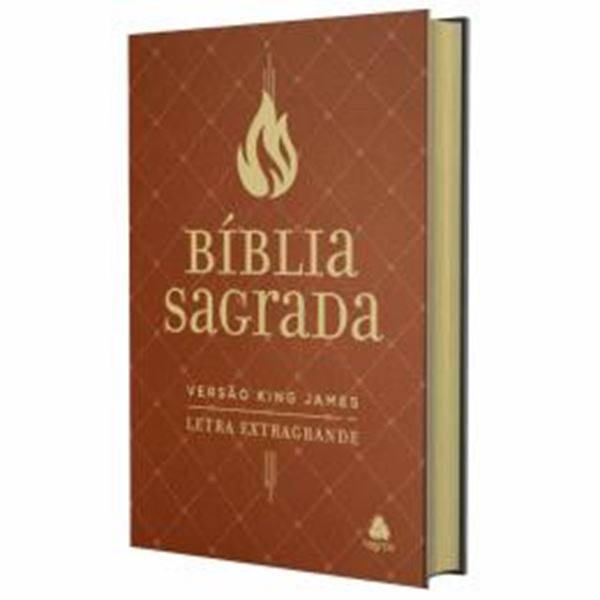 Picture of BIBLIA SAGRADA KING JAMES - LETRA EXTRA GRANDE - MARROM