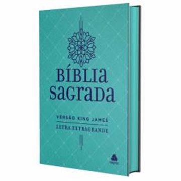 Imagem de BIBLIA SAGRADA KING JAMES - LETRA EXTRA GRANDE - TURQUESA - GETSEMANI