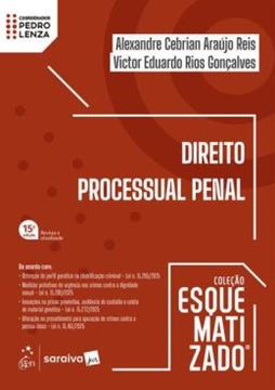 Imagem de COLECAO ESQUEMATIZADO - DIREITO PROCESSUAL PENAL - 15ª ED. 2026