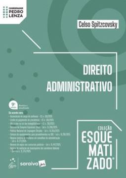 Imagem de COLECAO ESQUEMATIZADO - DIREITO ADMINISTRATIVO - 9ª ED.