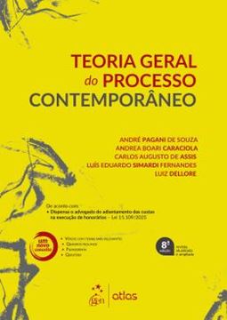 Imagem de TEORIA GERAL DO PROCESSO CONTEMPORANEO - 8ª ED 2026