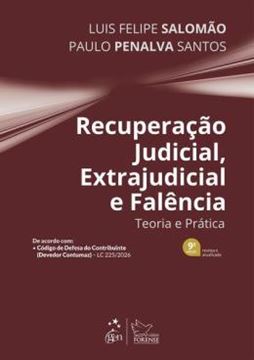 Imagem de RECUPERACAO JUDICIAL, EXTRAJUDICIAL E FALENCIA - TEORIA E PRATICA - 9ª EDICAO 2026