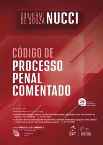 Picture of CODIGO DE PROCESSO PENAL COMENTADO - 25ª EDICAO 2026