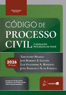 Imagem de CODIGO DE PROCESSO CIVIL E LEGISLACAO PROCESSUAL EM VIGOR - 57ª  EDICAO 2026