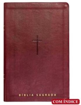 Imagem de BIBLIA LETRA GIGANTE NVT - VINHO C/INDICE - MAPAS MENTAIS