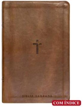 Imagem de BIBLIA LETRA GIGANTE NAA - MARROM C/INDICE - MAPAS MENTAIS