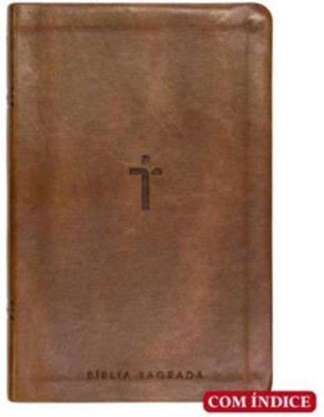 Picture of BIBLIA LETRA GIGANTE NAA - MARROM C/INDICE - MAPAS MENTAIS